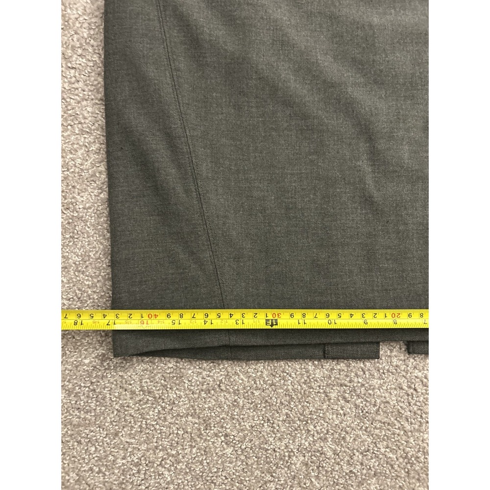 LOFT Pencil Skirt Womens 6 Gray Excellent Back Vent Lined Professional Career - Picture 5 of 7